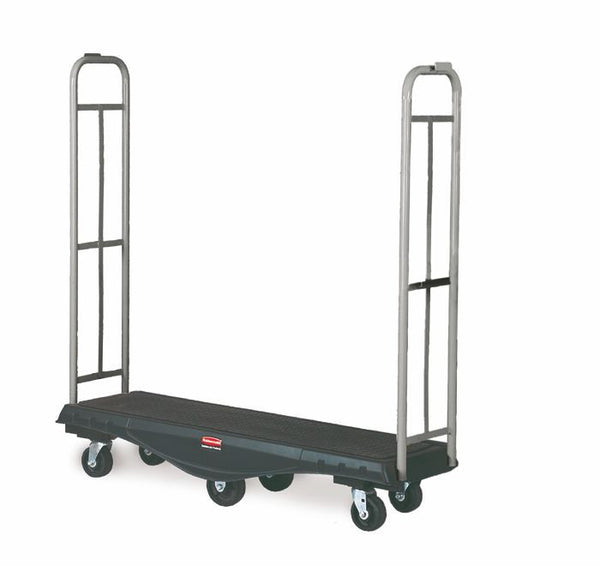 RUBBERMAID STOCKMATE RESTOCKING TRUCK BLACK ALLRUBBERMAID