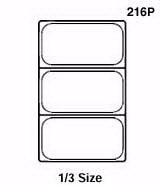 RUBBERMAID 1/3 SIZE, HOT FOOD PAN 6"