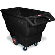 RUBBERMAID TILT TRUCK 64½"x30¼"x38" BLACK, STANDARD DUTY