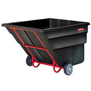 RUBBERMAID Tilt Truck, Standard Duty (Rotational Molded) BLACK