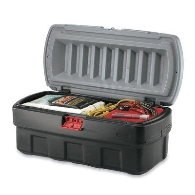 RUBBERMAID ACTION PACKER CARGO BOX BLACK/GRAY COVER