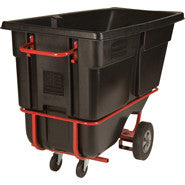 RUBBERMAID FORKLIFTABLE TILT TRUCK 1cu BLACK