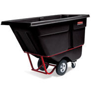 RUBBERMAID Tilt Truck, Heavy-Duty (Rotational Molded) BLACK