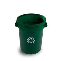 RUBBERMAID BRUTE RECYCLING 32gal CONTAINER DARK GREEN