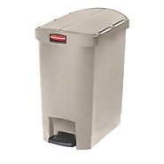 RUBBERMAID SLIM JIM® RESIN END STEP BIN  BEIGE