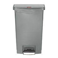 RUBBERMAID SLIM JIM® RESIN FRONT STEP BIN GRAY(`6144)