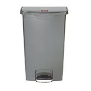 RUBBERMAID GRA SLIM JIM®  68L/18G RESIN FRONT STEP BIN GRAY (6145)