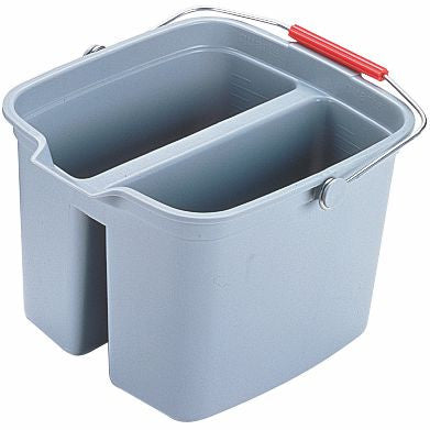 DOUBLE PAIL 17qt GRAY