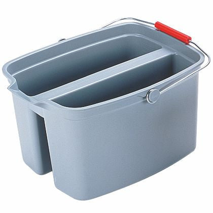 DOUBLE PAIL 19qt GRAY