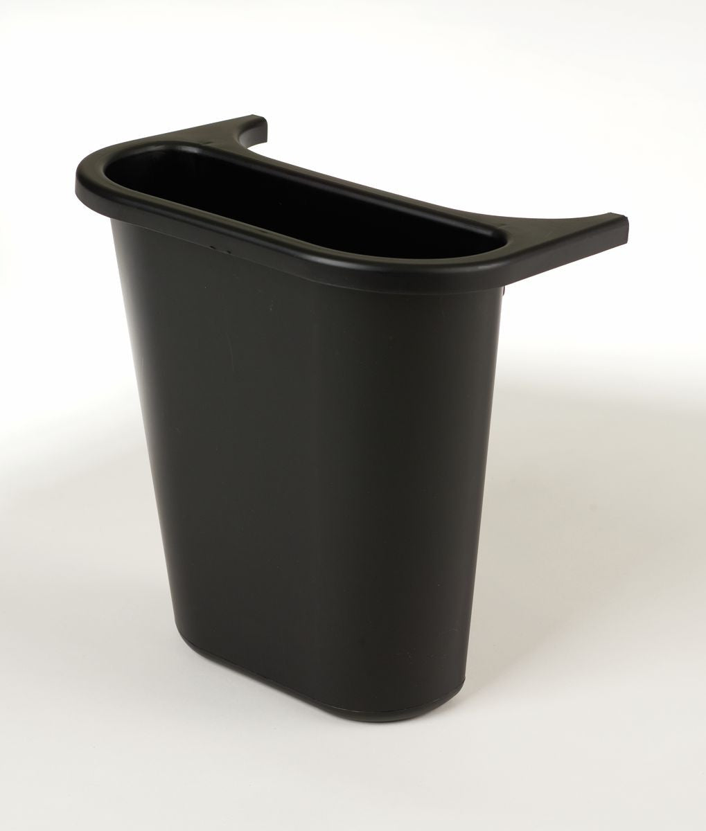 SIDE BIN RECYCLING CENTER 10.6x7.3x11.7" BLACK