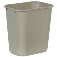 RUBBERMAID WASTEBASKET RECT 28-1/8qt