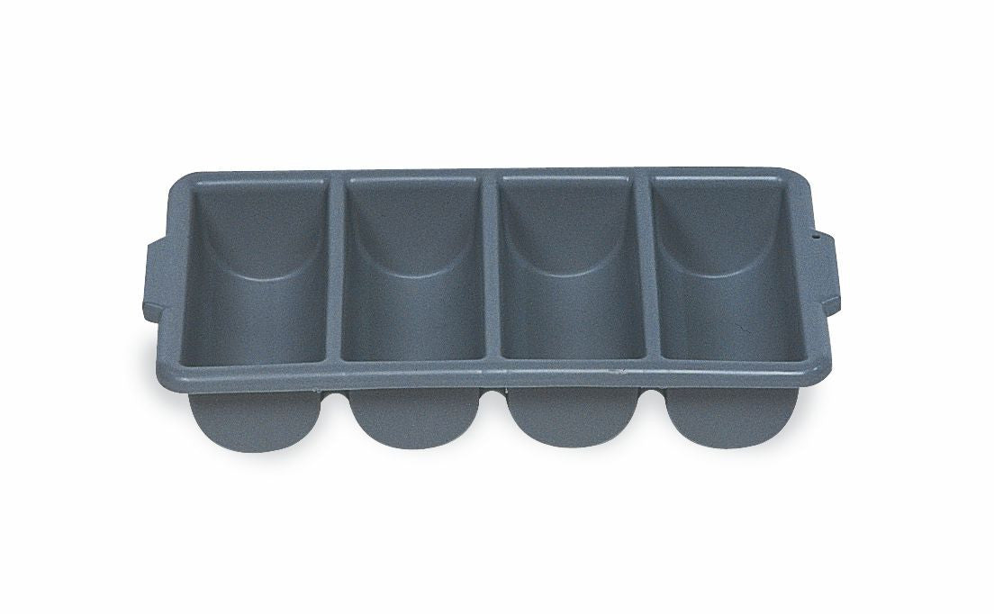 CUTLERY BIN 4 COMP. GRAY