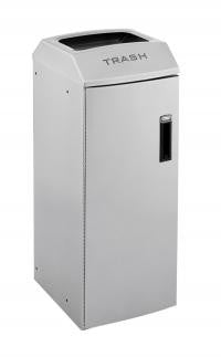 RUBBERMAID 1 STREAM 21gal WASTE/RECYCLING STATION NON-LOCKING L14xW17.4xH36
