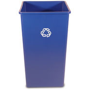 RUBBERMAID SQ RECYCLING CONTAINER 50 BLUE