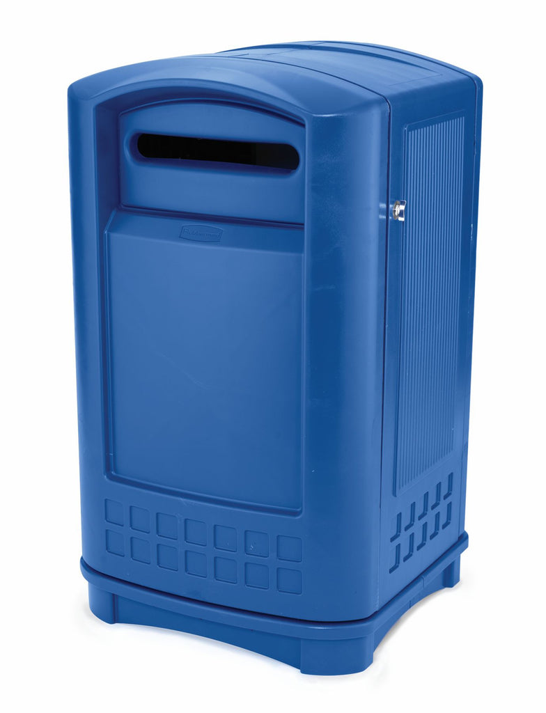PLAZA PAPER RECYCLING CONTAINER BLUE