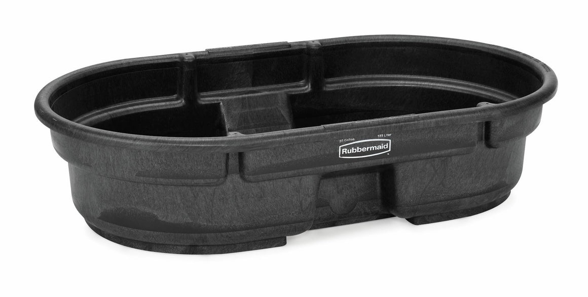 50gal STOCK TANK 52x21x12" BLACK