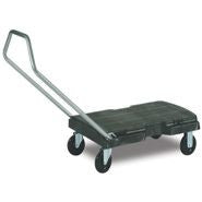 32½x20½"w TRIPLE TROLLEY S/DUTY BLACK