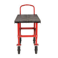 RUBBERMAID WORK HEIGHT PLATFORM TRUCK BLACK