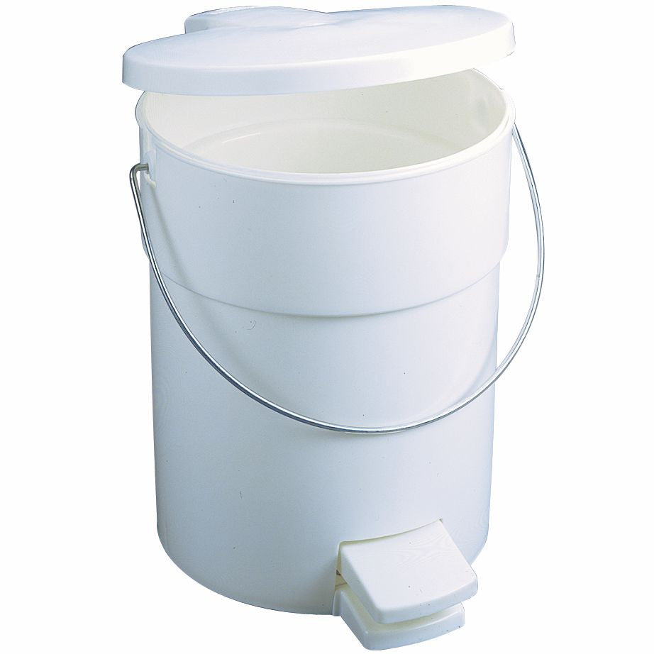 STEP ON CONTAINER 4½gal/17-lit WHITE