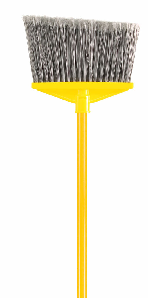 FLAGGED BROOM 1" DIA VINYL COATED METAL HANDLE