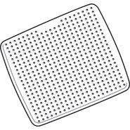 RUBBERMAID SAFTI-GRIP SHOWER MAT WHITE  56.4 x 56.4cm