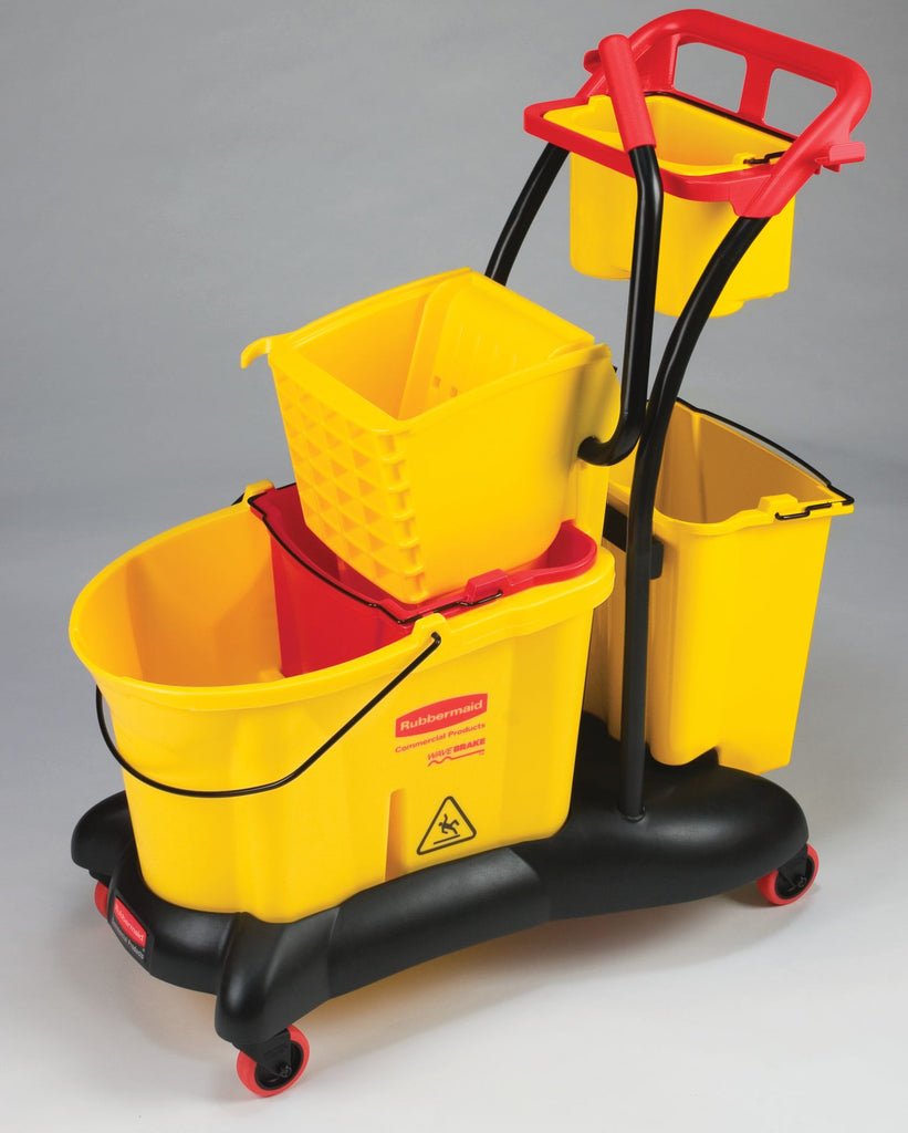 35qt WB MOPPING TROLLEY SIDE PRESS