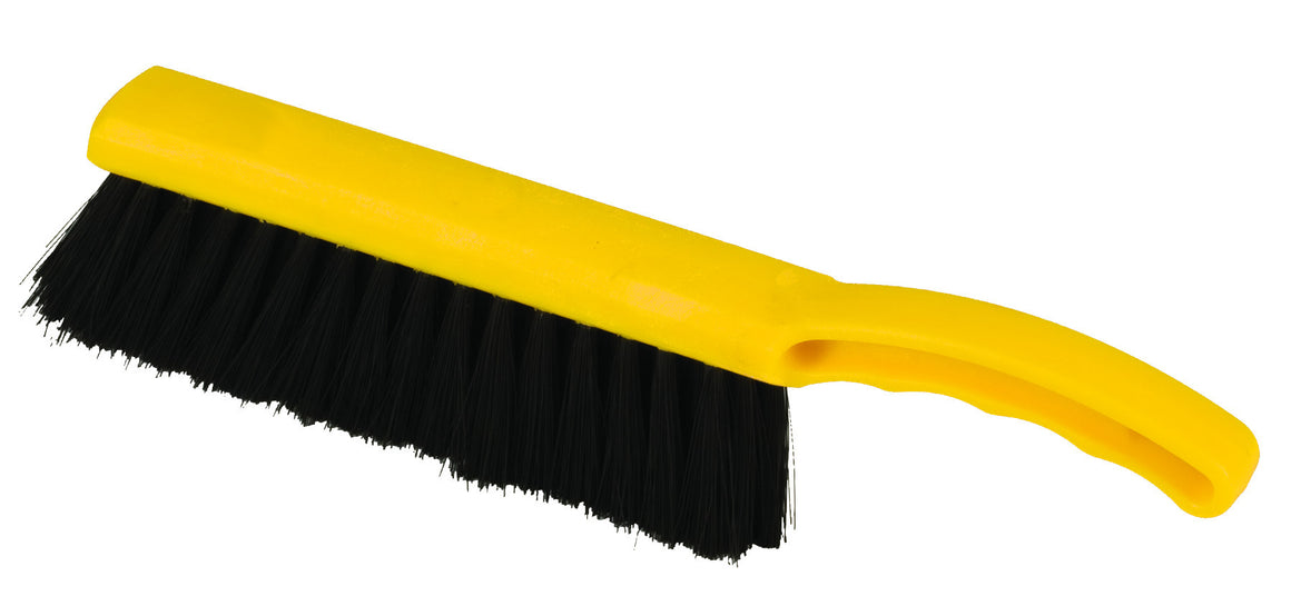 8"CURVED PLASTIC HANDLE COUNTER BRUSH,POLYPROPYLENE FILL
