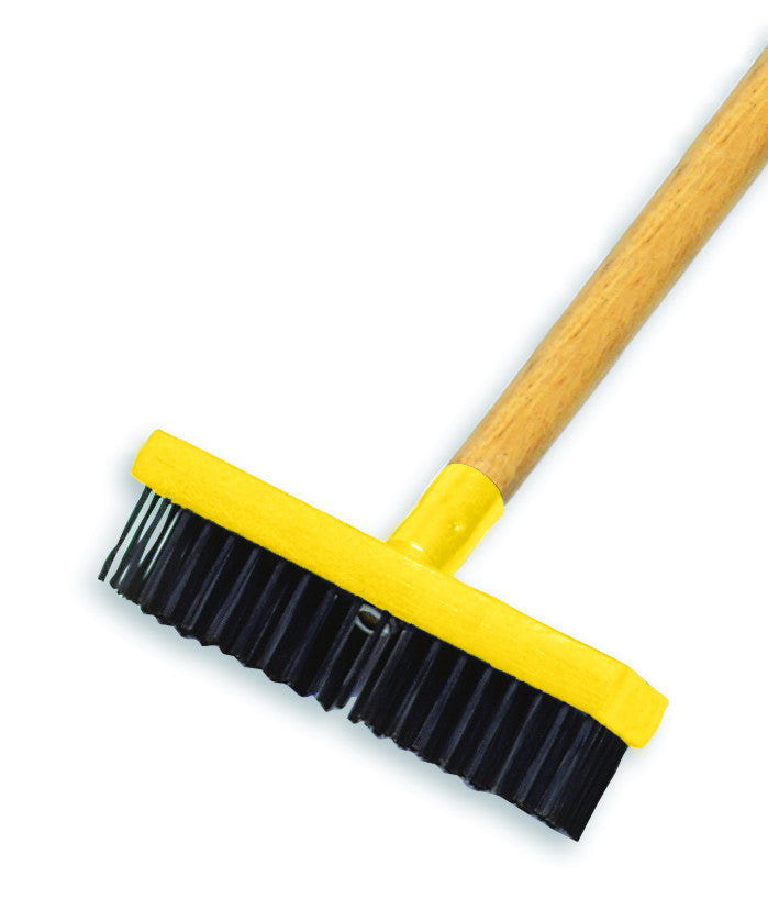 7" WIRE BRUSH, PLASTIC BUTCHER BLOCK HDL