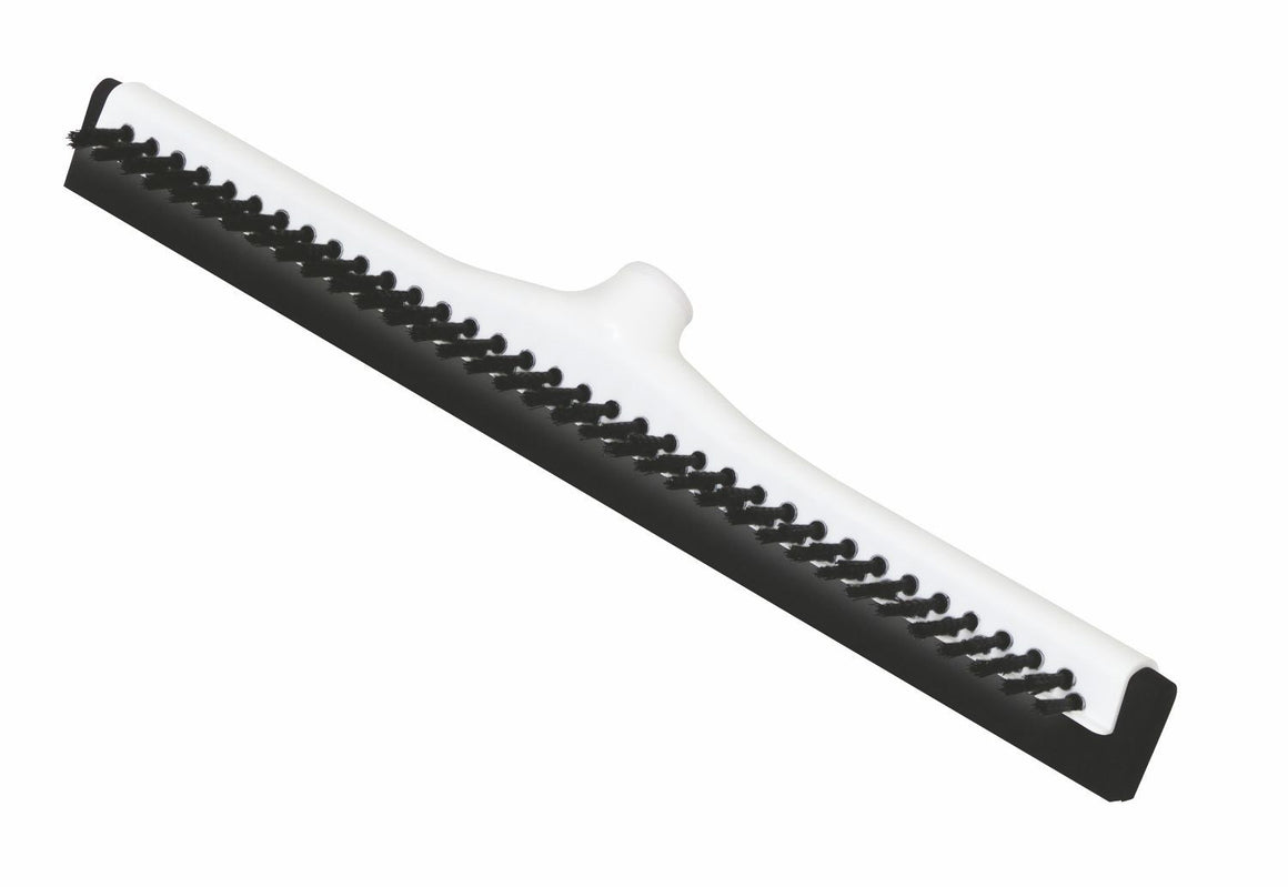 PLASTIC SCRUB & DRY SQUEEGEE W/BLACK BLADES 18"