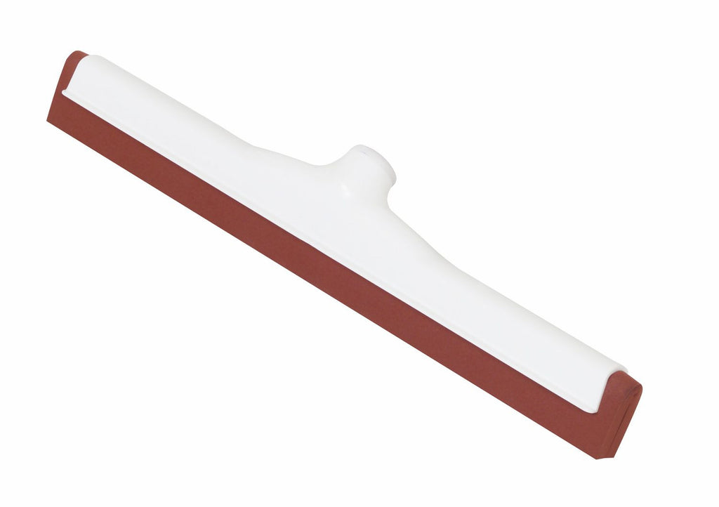 18" PLASTIC PROFESSIONAL SQUEEGEE W/RED NEOPRENE