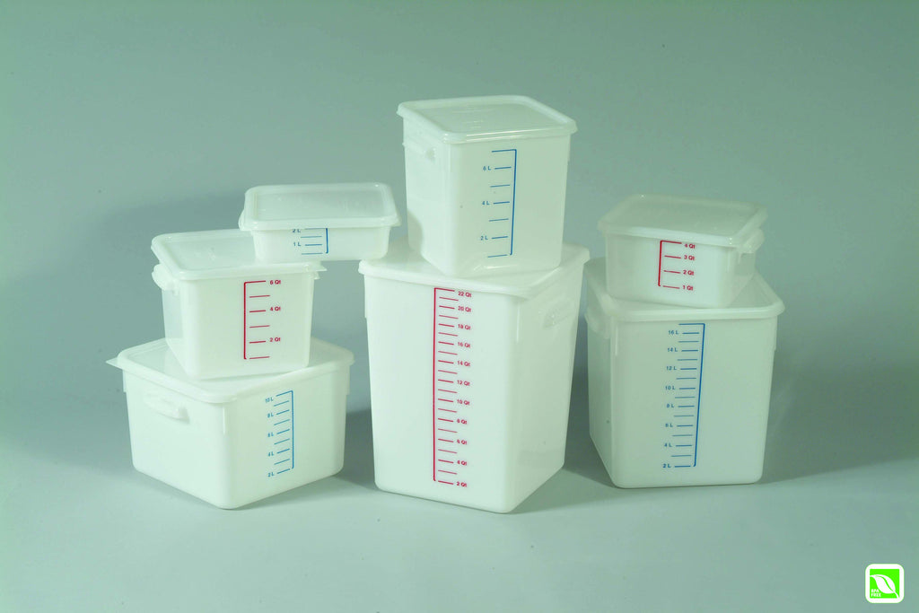Sq CONTAINER WHITE 2qts