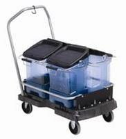 RUBBERMAID ICE ONLY CART BLACK