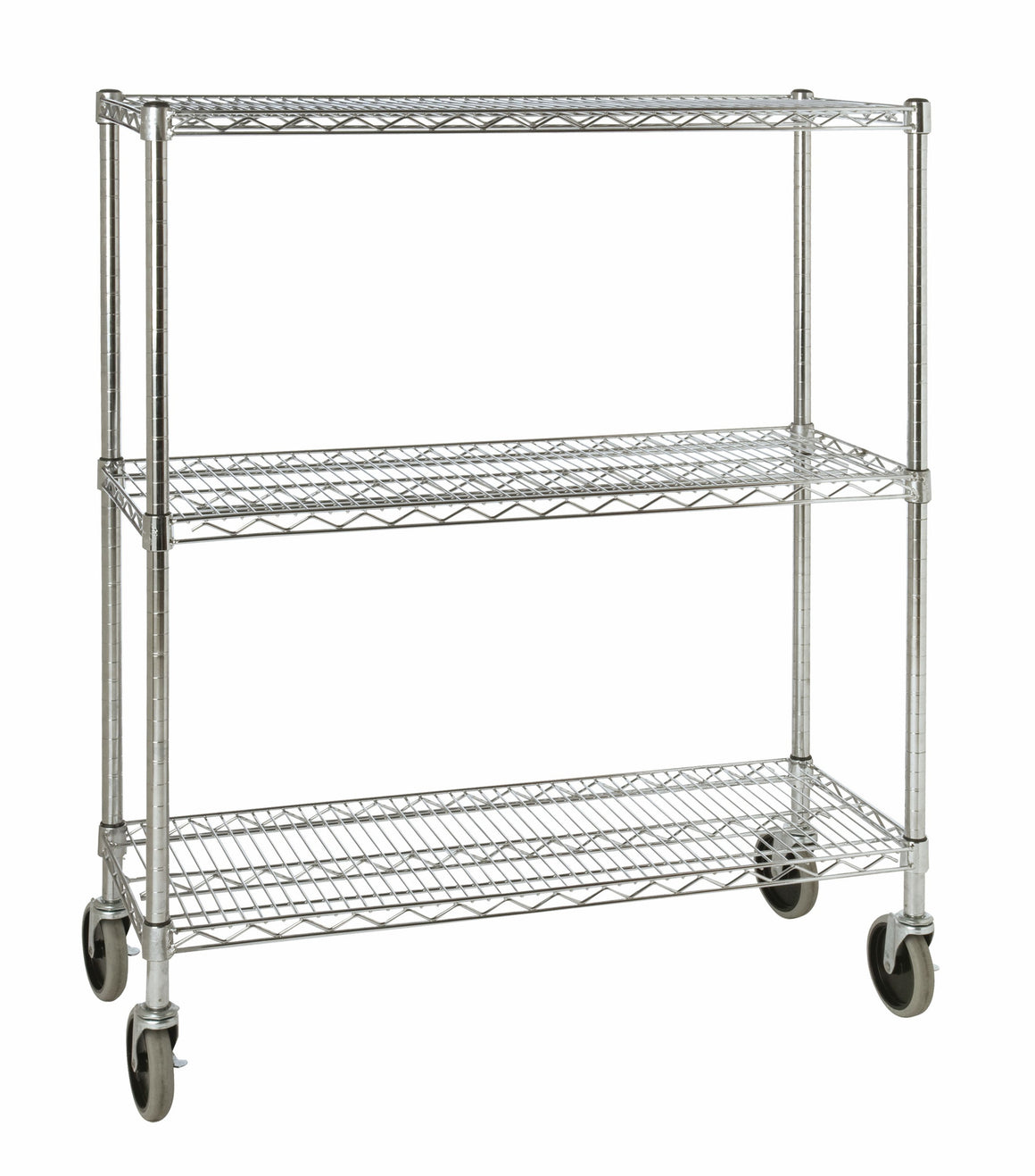 S/S MOBILE RACK 3 SHELF for INGREDIENT BIN 14x38x48"H