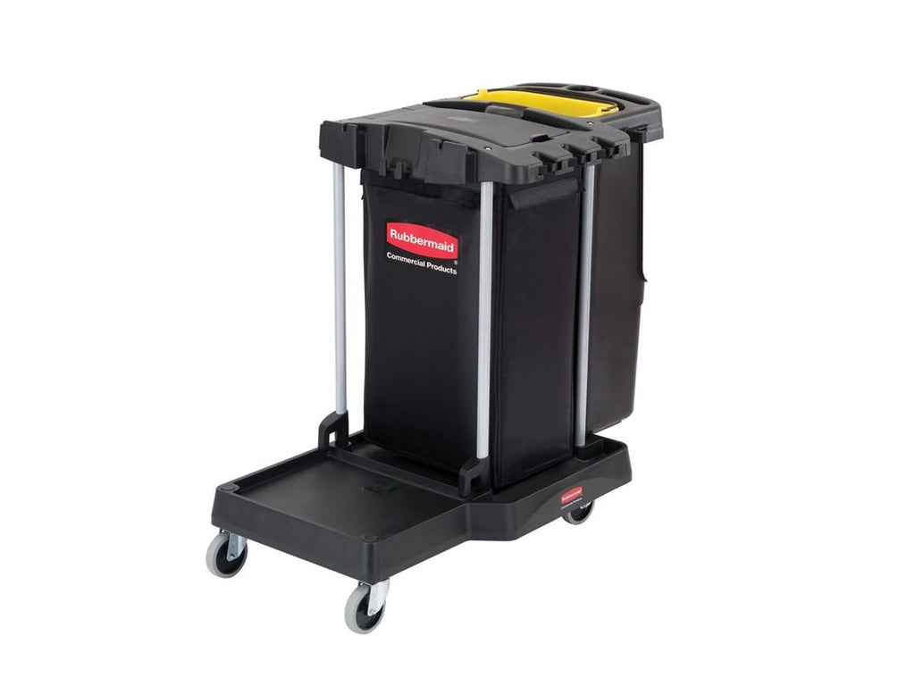DELUXE COMPACT CLEANING CART 105.2x56.5x96.7cm BLACK*