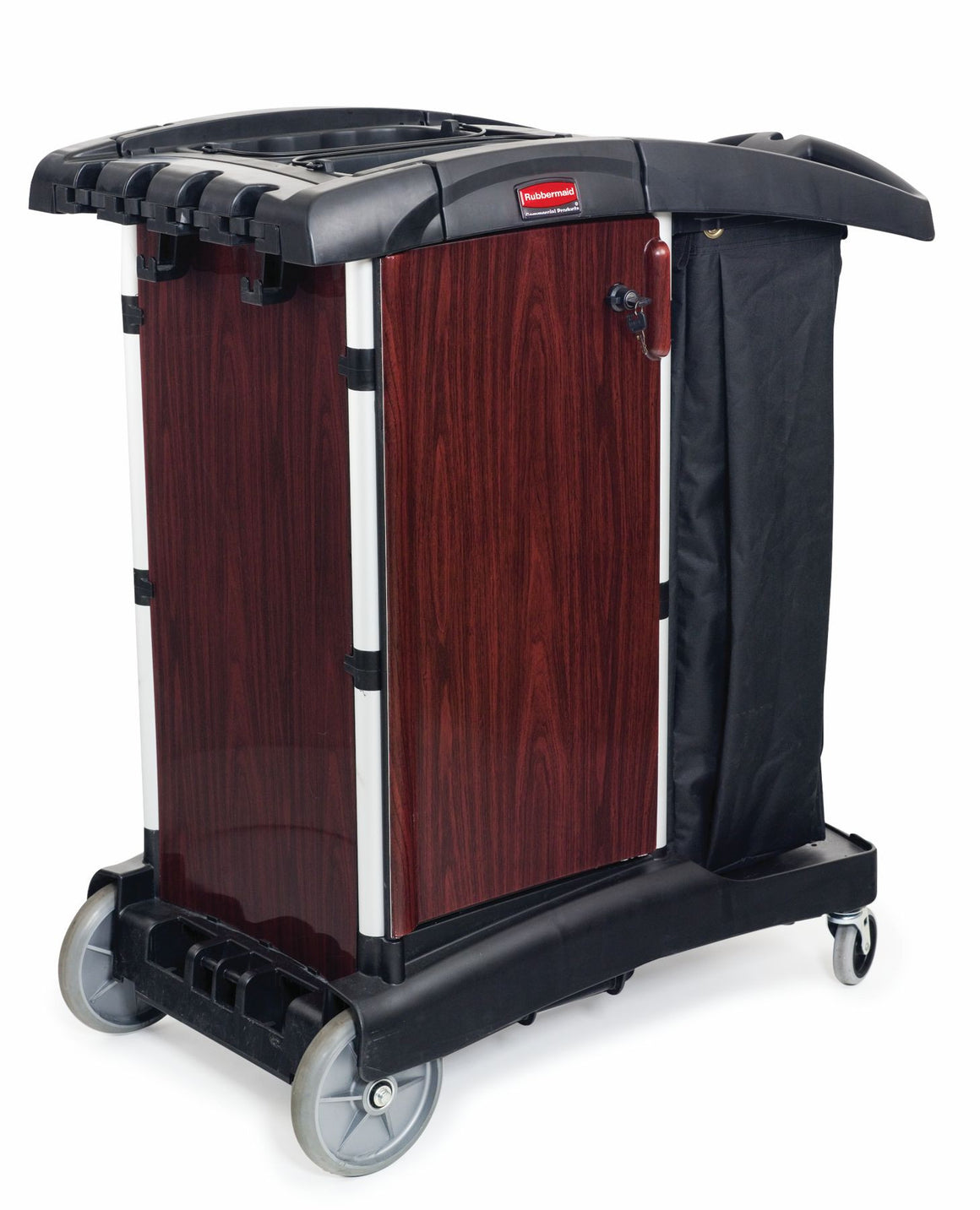 DELUXE PANELED COMPACT HOUSEKEEPING CART