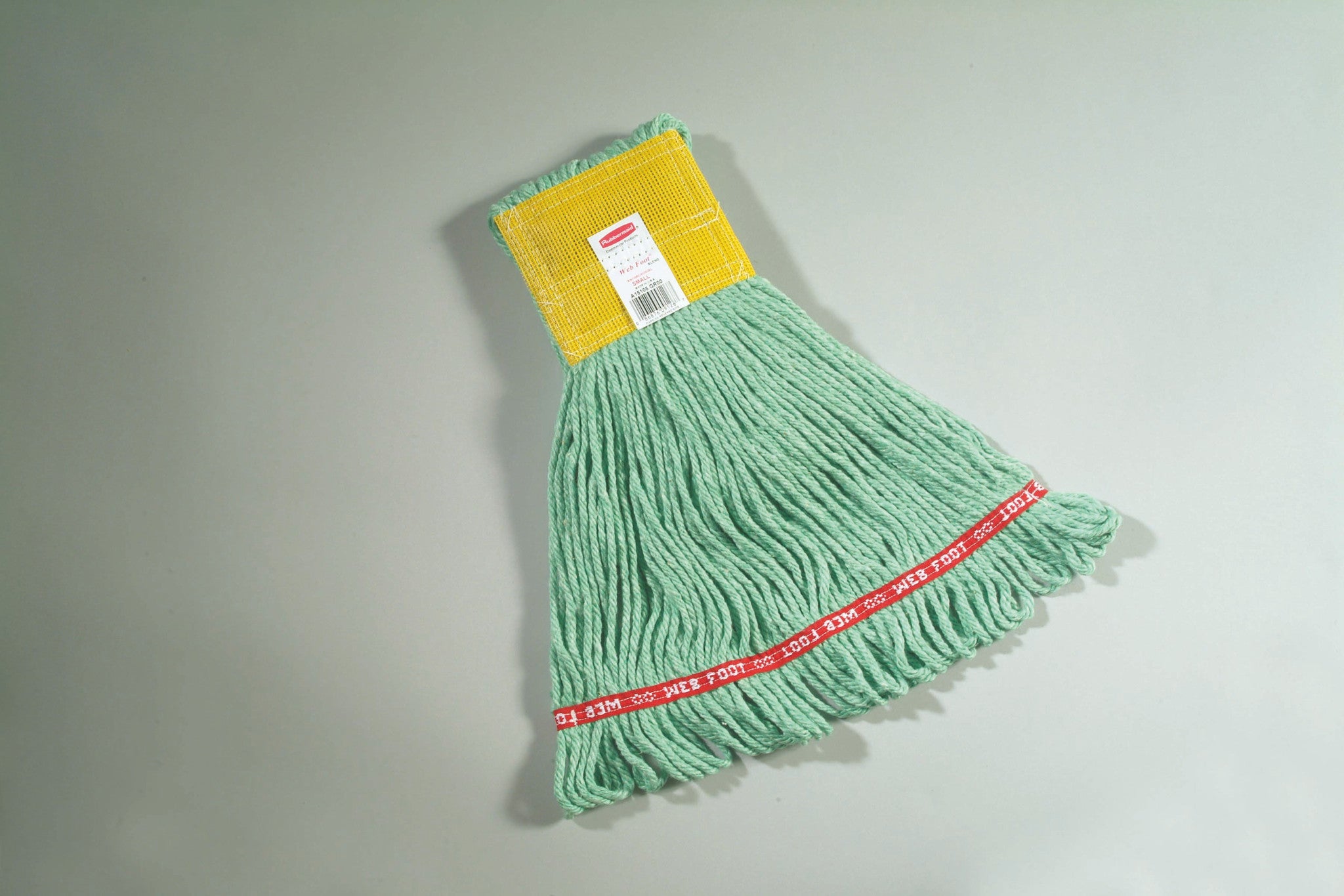 RUBBERMAID WEB FOOT ANTIMICROBIAL MOP 5 H BAND GREEN