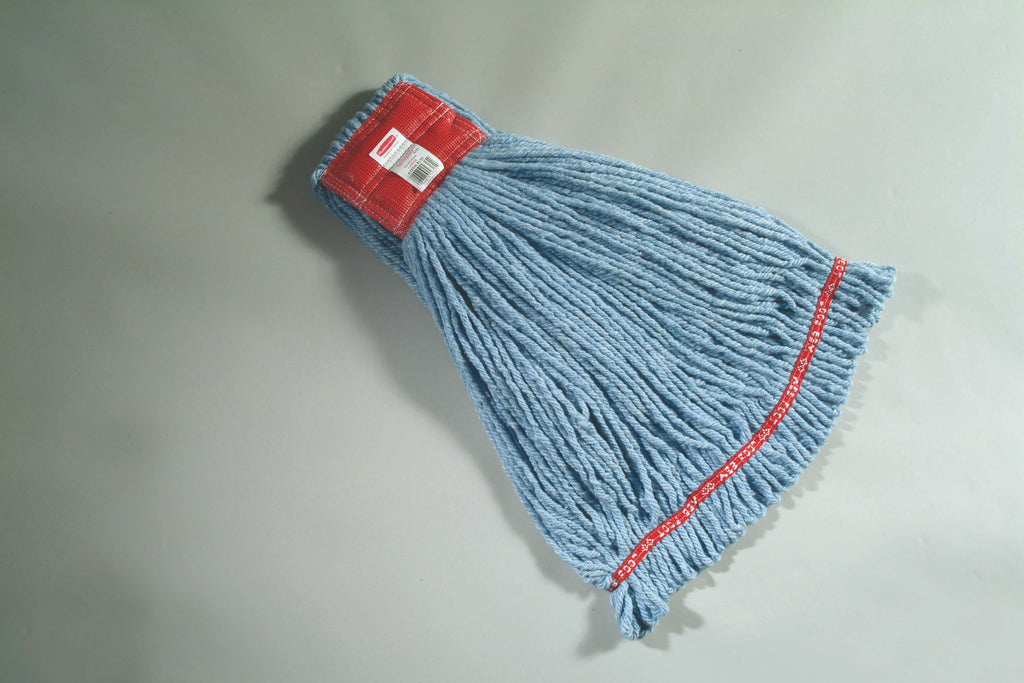 WEB FOOT SHRINKLESS MOP (L) 5" H/BAND BLUE