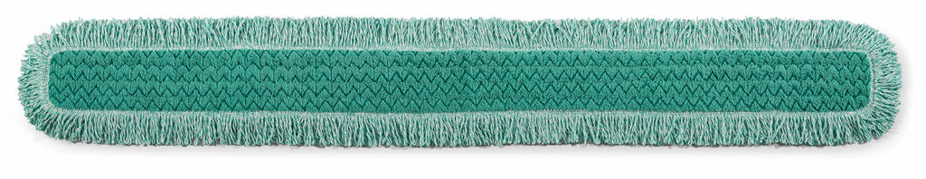 60" MICROFIBER FRINGED DUST MOP 64"x9"x0.5" GREEN