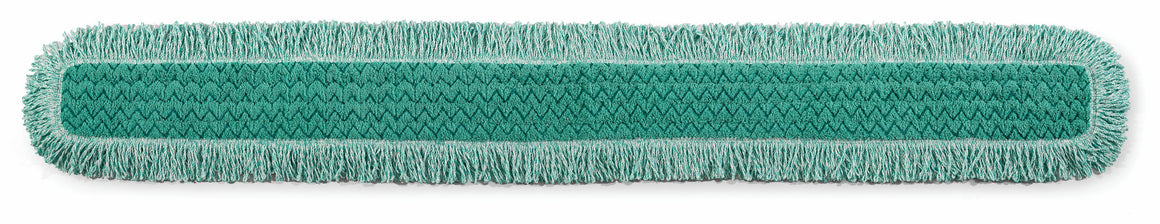 60" MICROFIBER FRINGED DUST MOP 64"x9"x0.5" GREEN