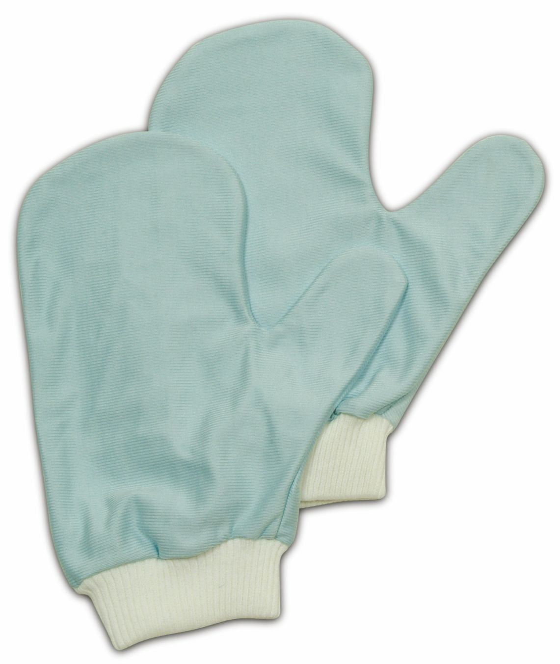 MICROFIBER GLASS MITT W/THUMB 8¾ L-BLUE
