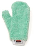 RUBBERMAID MICROFIBER DUSTING MITT W/THUMB GREEN