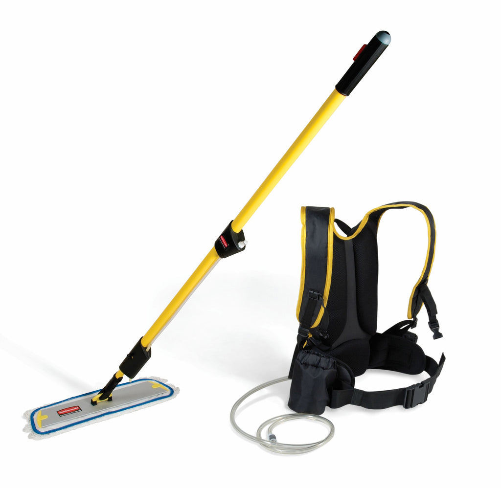 BACKPACK,TRIGGER HANDLE,18"Q-CONNECT FRAME & Q805 NYLON FLAT MOP