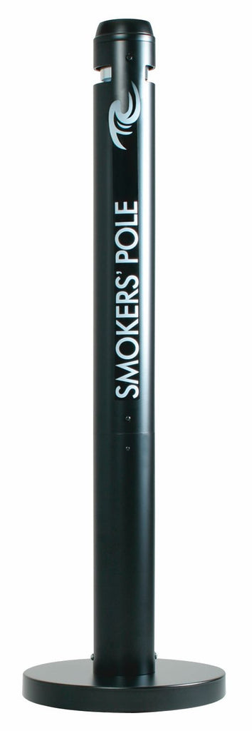 SMOKERS POLE 4x12¾x41"h BLACK