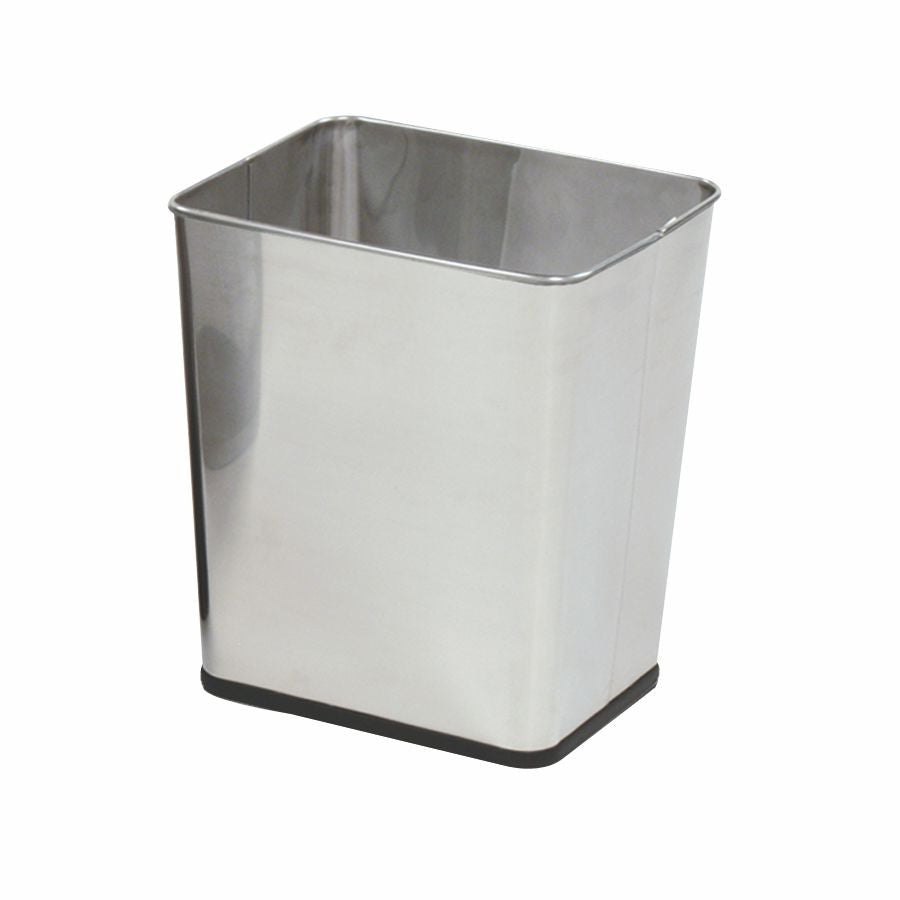 29qt 13.5x15.5" RECT. WASTEBASKET S/S