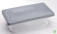 RUBBERMAID 1/6 SIZE SECURE/SOFT SEALING LID GRAY