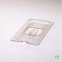 RUBBERMAID 1/3 SIZE, COLD FOOD PAN COVER, CLEAR
